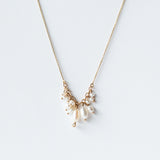 Wwake | Shadow Diamond and Pearl Necklace