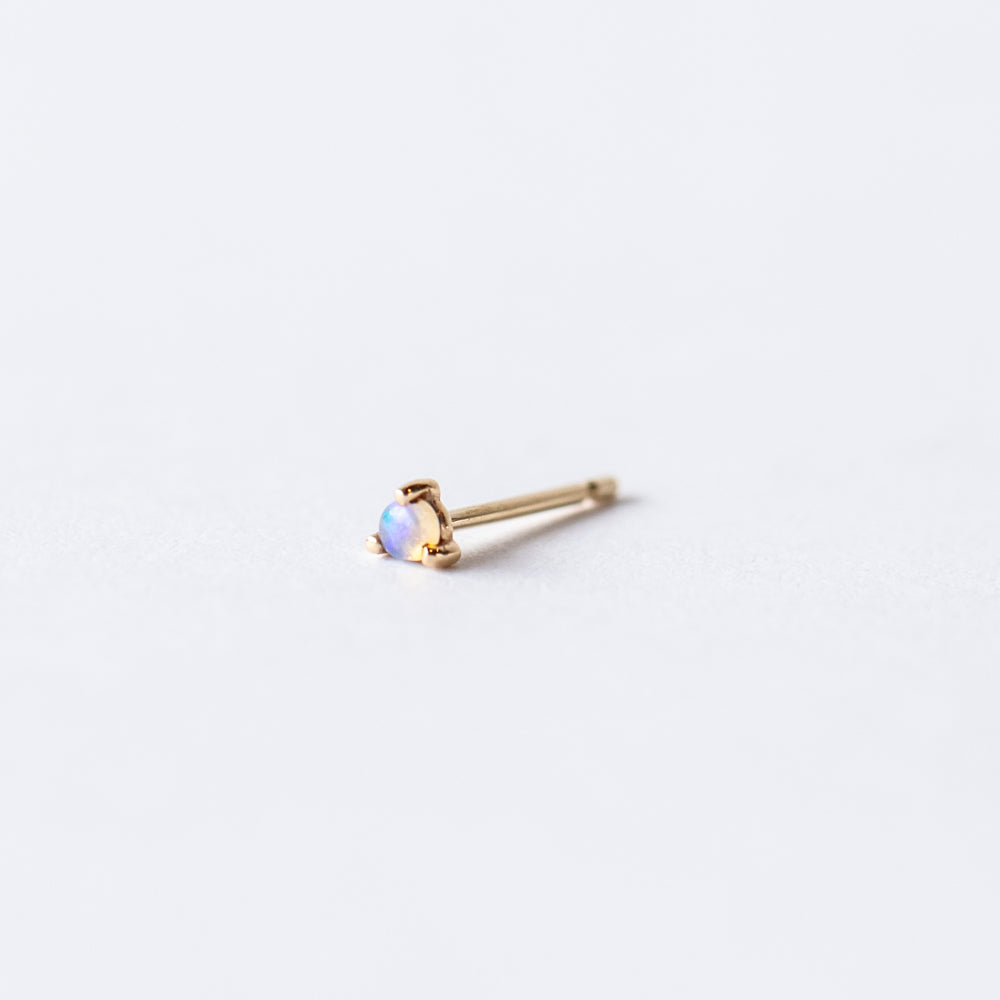 Wwake | Tiny Opal Stud Earring (Single)