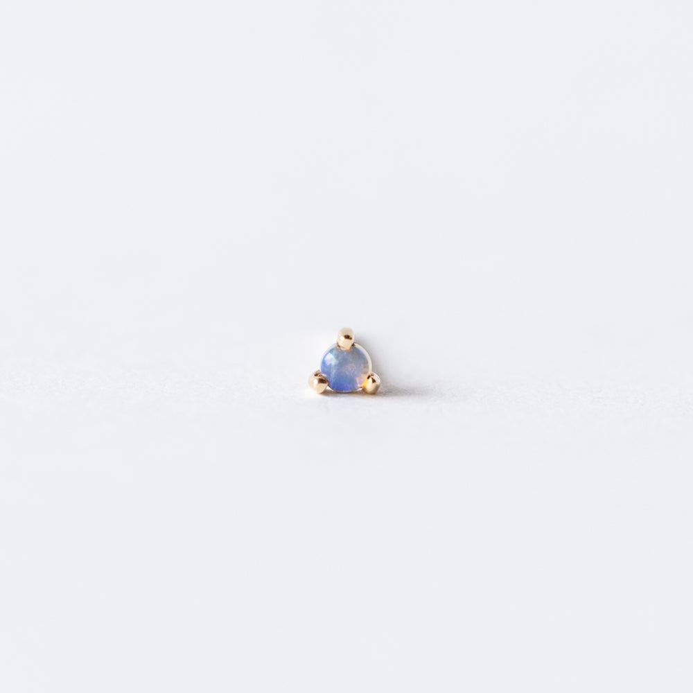 Wwake | Tiny Opal Stud Earring (Single)
