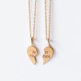 Zoe Chicco | Best Friends Split Heart Necklaces