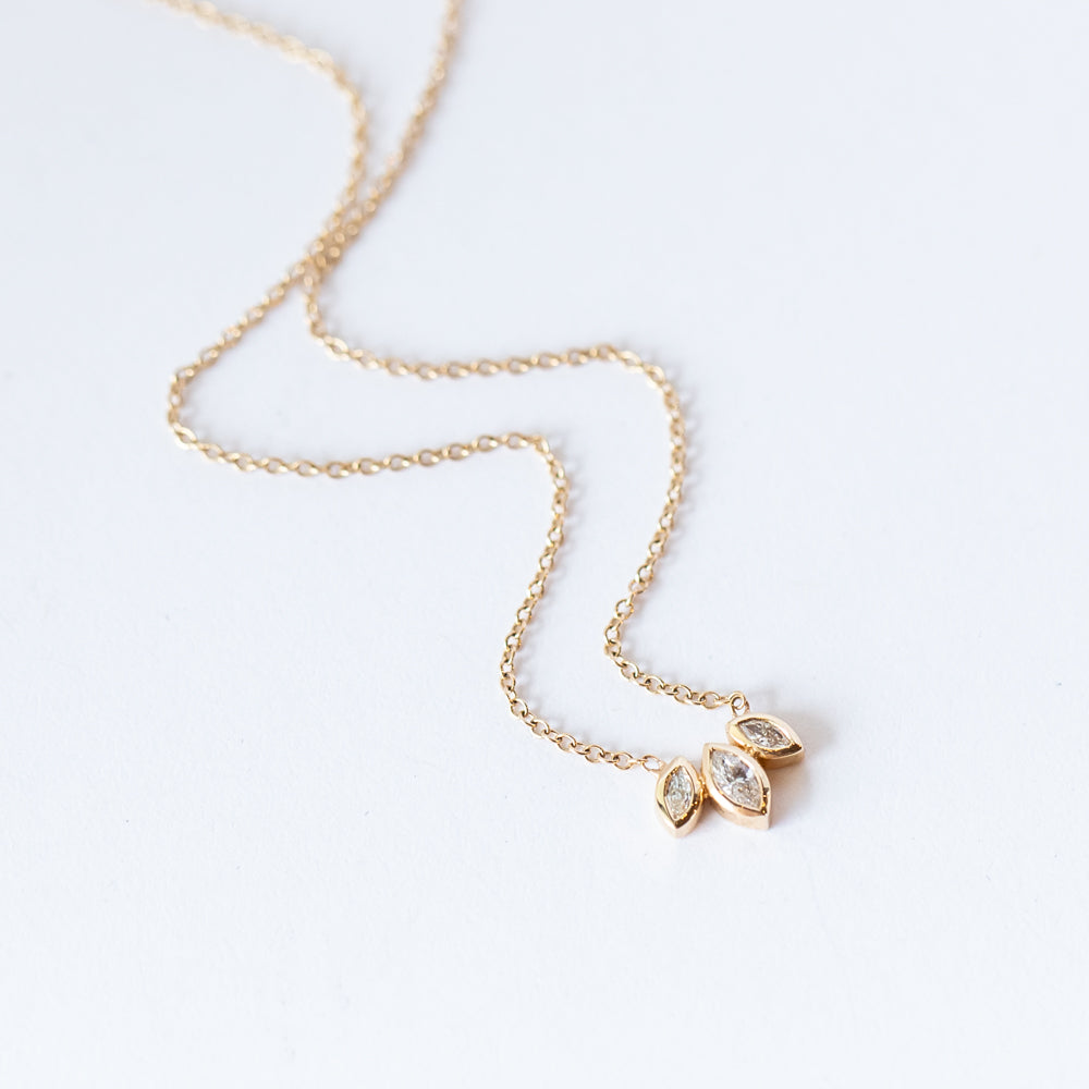 Zoe Chicco | Marquise Diamond Fan Necklace