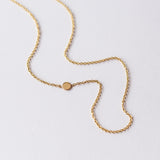 Zoe Chicco | Itty Bitty Off-Center Disc Necklace