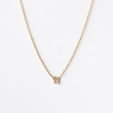 Zoe Chicco | Itty Bitty Pavé Diamond Chai Necklace