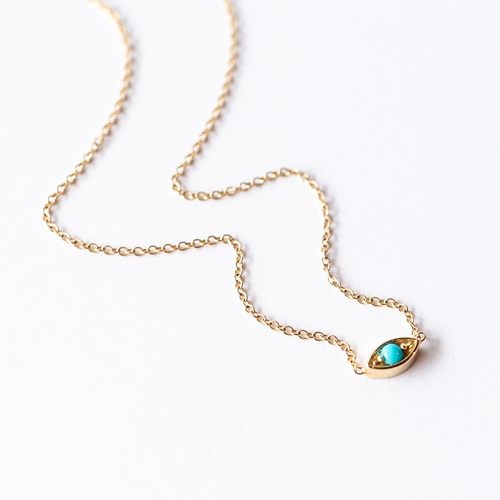 Zoe Chicco | Turquoise Eye Necklace