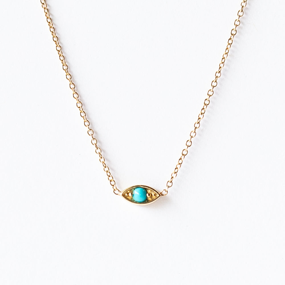 Zoe Chicco | Turquoise Eye Necklace