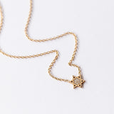 Zoe Chicco | Midi Bitty Pave Diamond Star of David Necklace