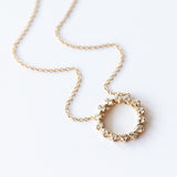 Zoe Chicco | Open Circle Prong Set Diamond Necklace
