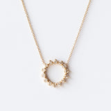 Zoe Chicco | Open Circle Prong Set Diamond Necklace
