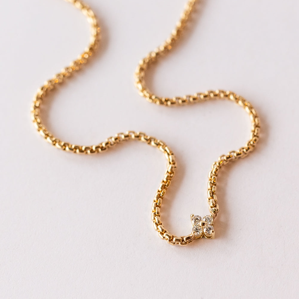 Zoe Chicco | Diamond Quartet Cluster Necklace