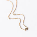 Zoe Chicco | Tiny Floating Diamond Quad Necklace