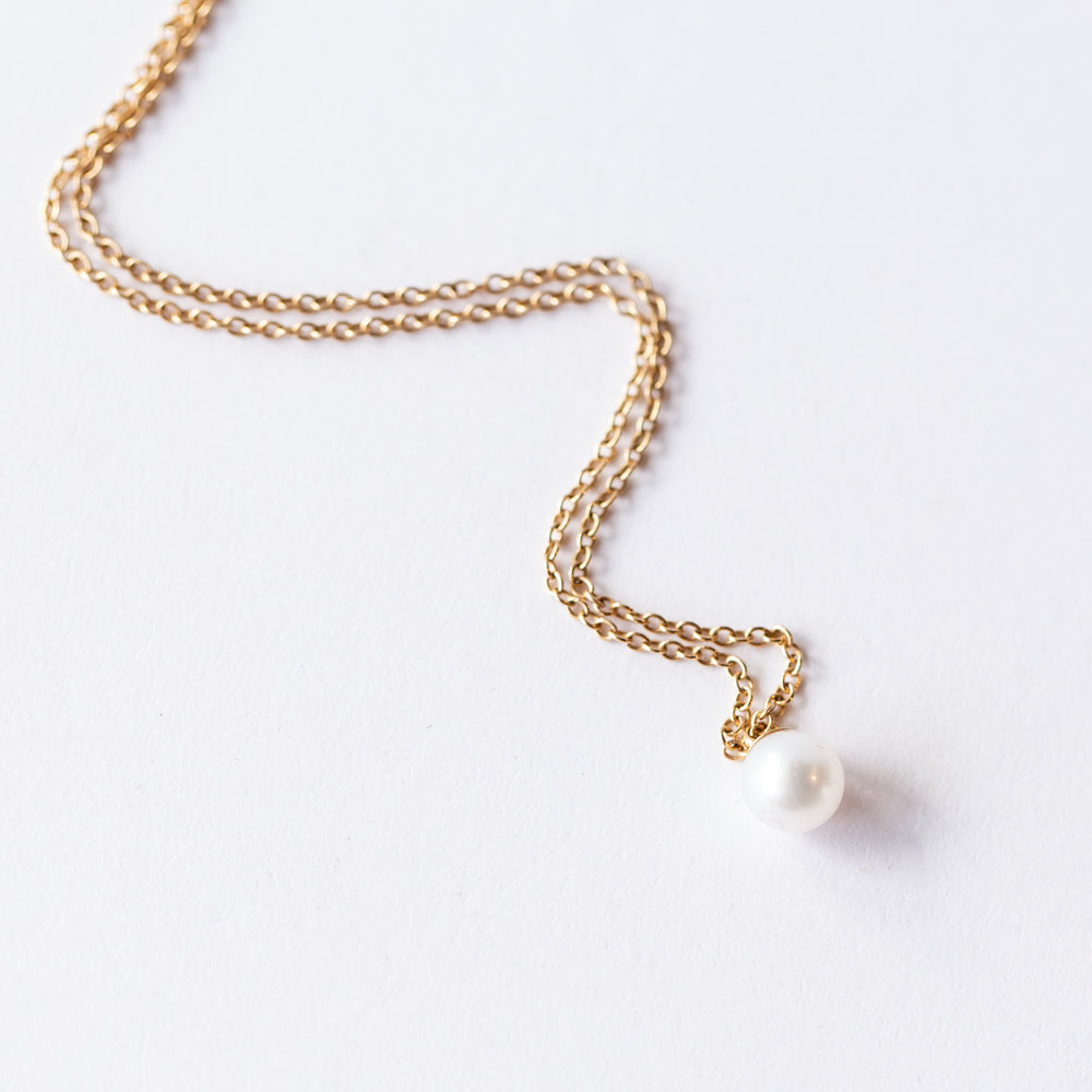 Zoe Chicco | White Freshwater Cultured Pearl Necklace