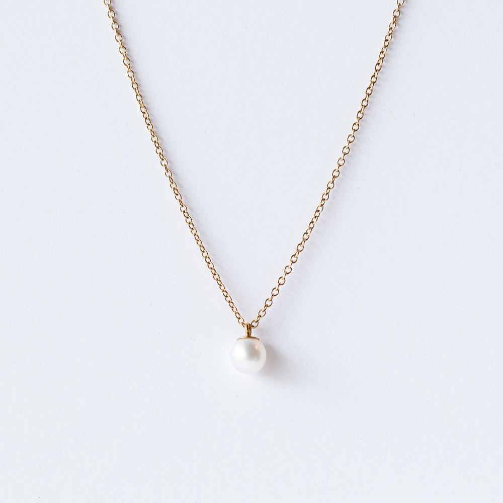Zoe Chicco | White Freshwater Cultured Pearl Necklace