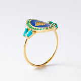 Sophie d'Agon | Athéna Ring 2, Turquoise