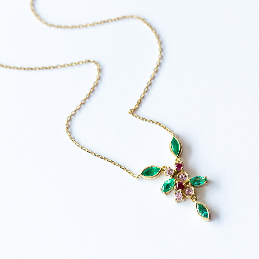 Sophie d'Agon | Camélia Necklace 1, Pink
