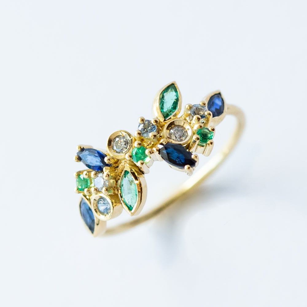 Sophie d'Agon | Camélia Ring 1, Peacock