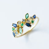 Sophie d'Agon | Camélia Ring 1, Peacock