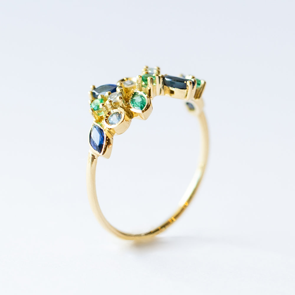 Sophie d'Agon | Camélia Ring 1, Peacock