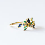 Sophie d'Agon | Camélia Ring 1, Peacock