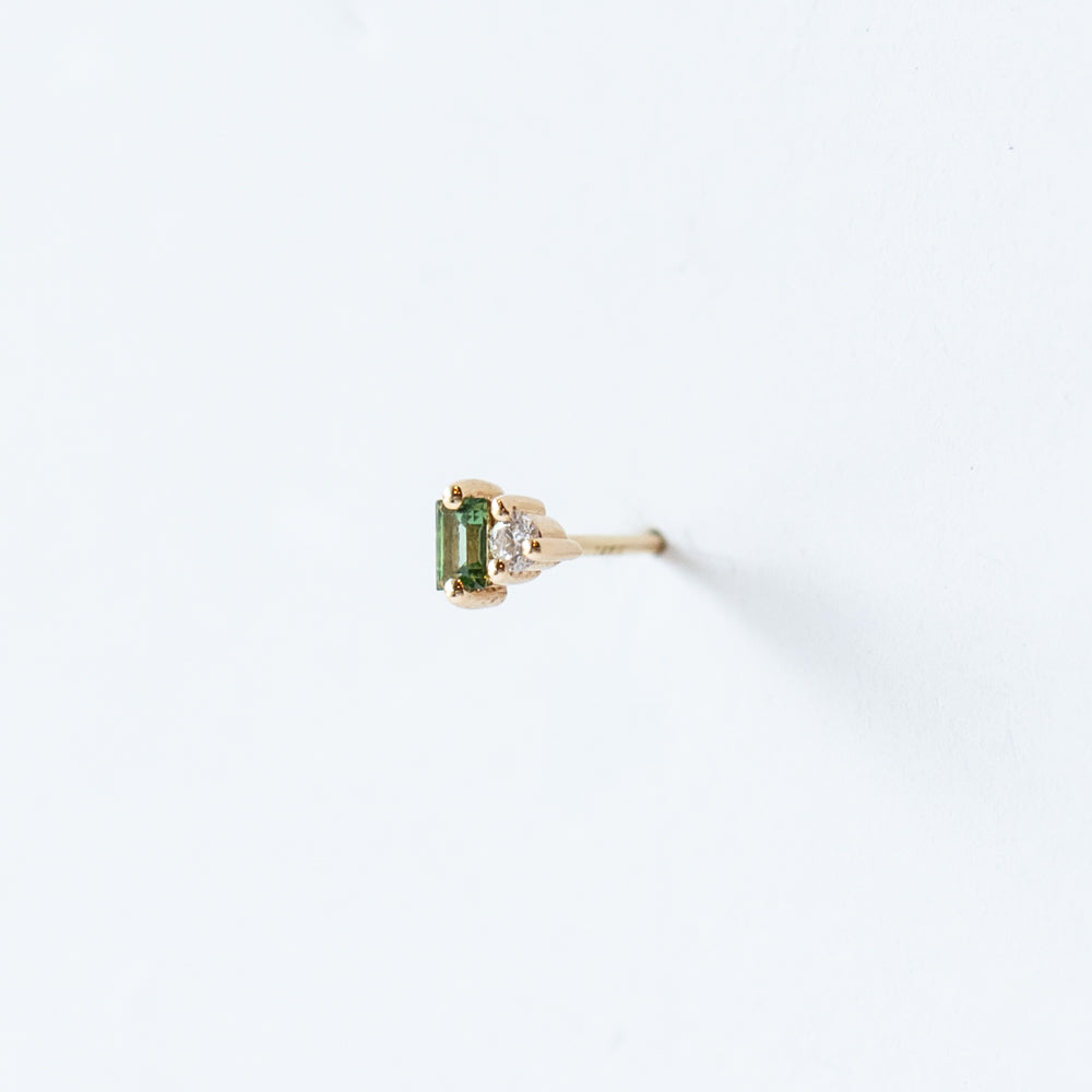 Wwake | Column Stud Earring (Single)