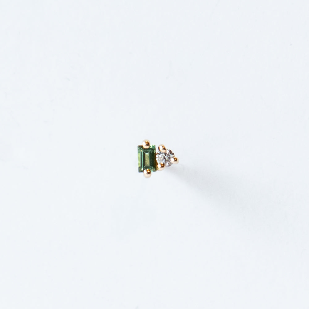 Wwake | Column Stud Earring (Single)