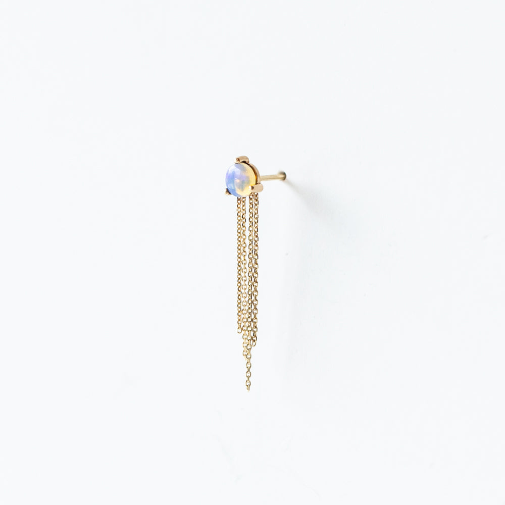 Wwake | Opal Haze Stud Earring (Single)