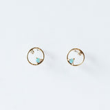Wwake | Mini Circle Stud Earring (Single)