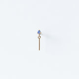 Wwake | Opal Bar Link Stud Earring (Single)