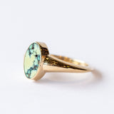 Angel Wing Variscite Polaris Signet Ring