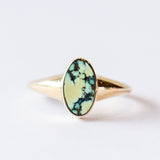 Angel Wing Variscite Polaris Signet Ring