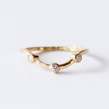 Rialto Diamond Contour Ring