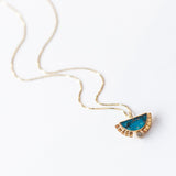 Kingman Turquoise Rising Sol Necklace
