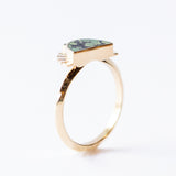 Peacock Turquoise Rising Sol Ring