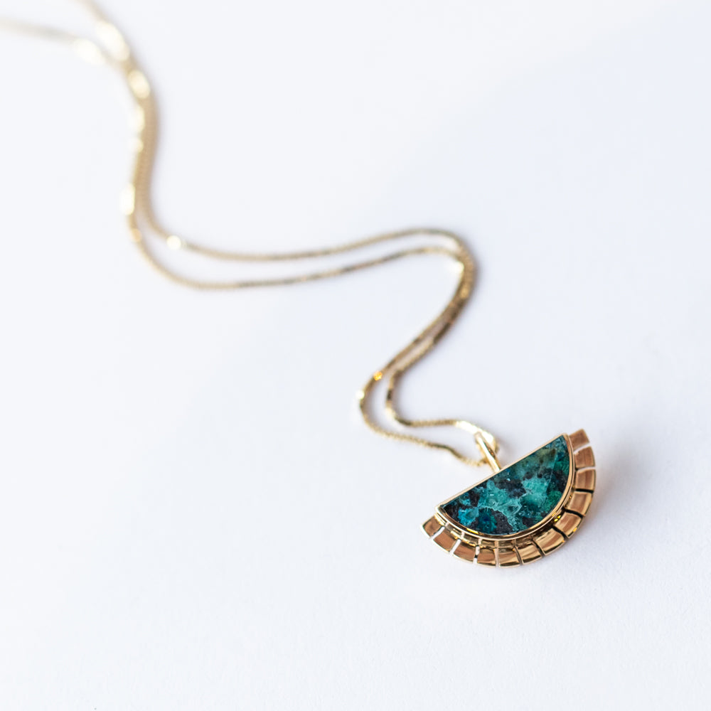 Chrysocolla Selene Necklace