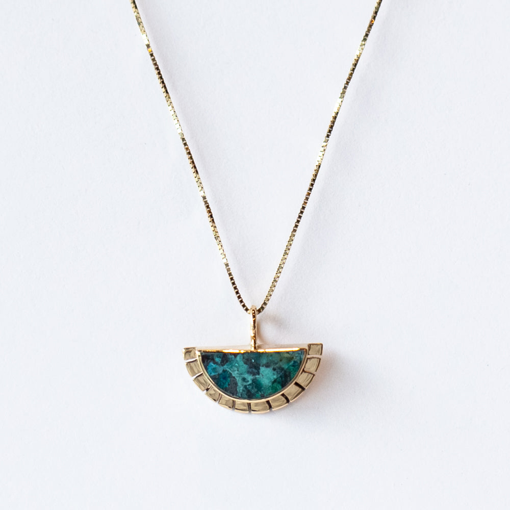 Chrysocolla Selene Necklace