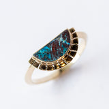 Shattuckite Selene Ring