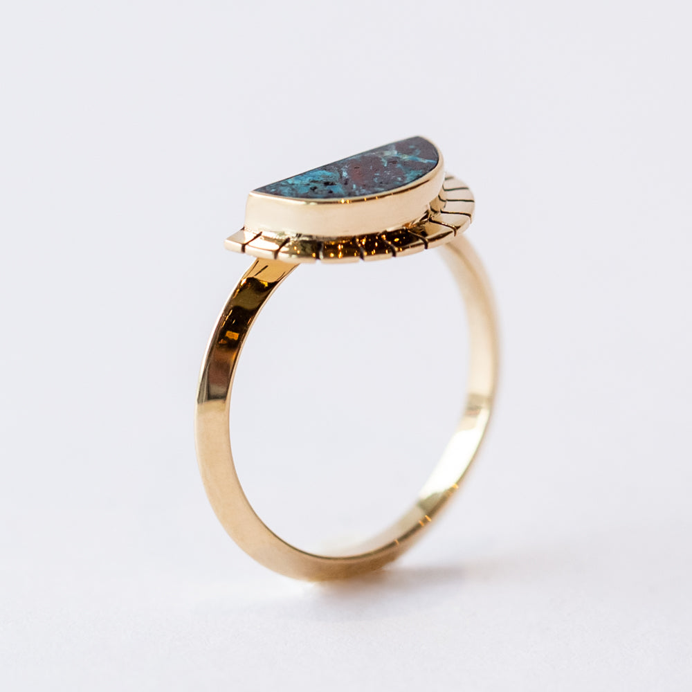 Shattuckite Selene Ring
