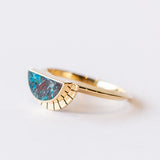 Shattuckite Selene Ring