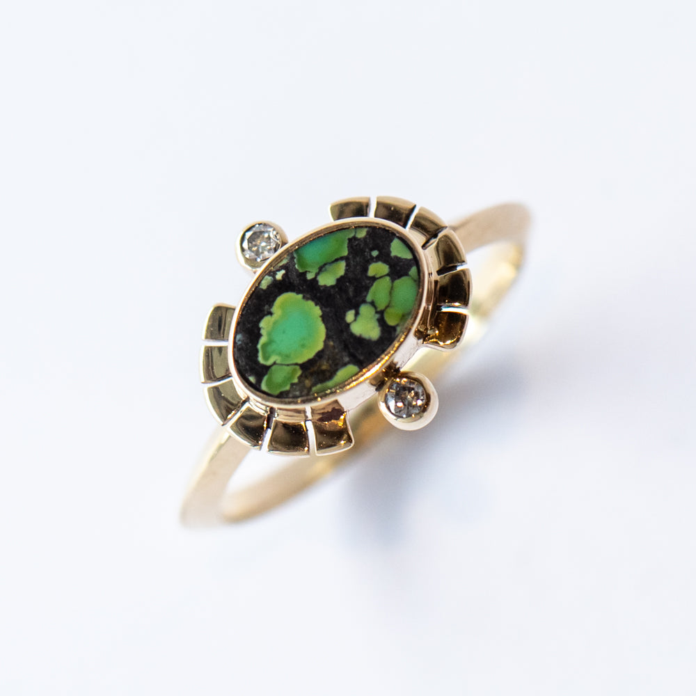 Peacock Turquoise Sol Ring