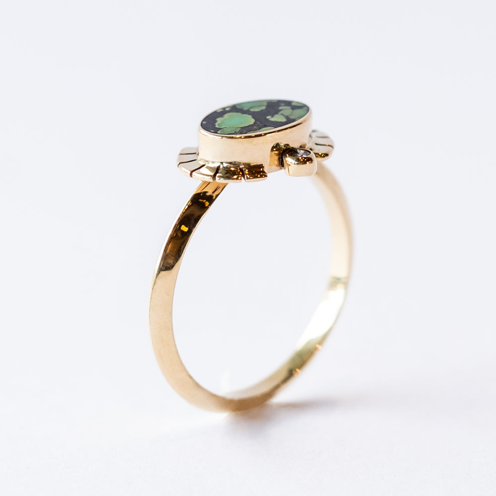 Peacock Turquoise Sol Ring