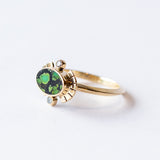 Peacock Turquoise Sol Ring