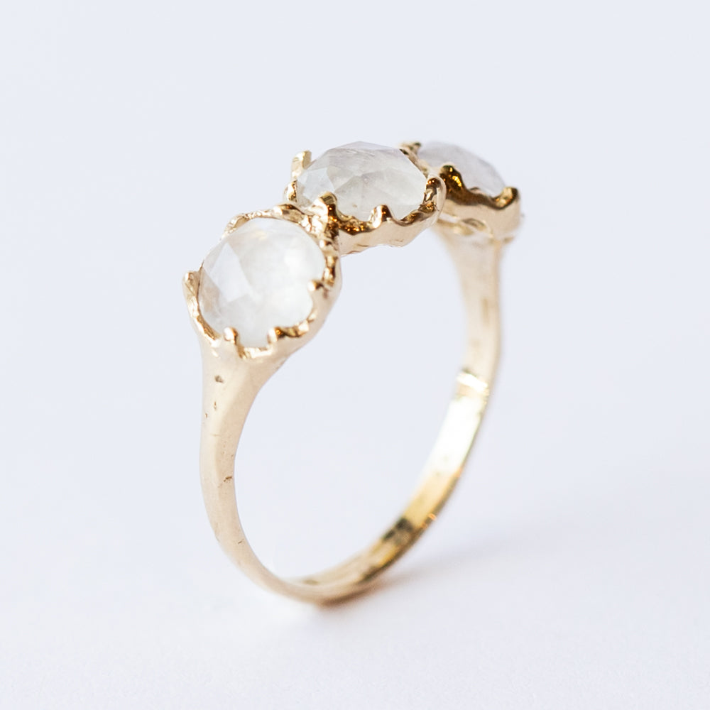 Haku Lei Moonstone Ring