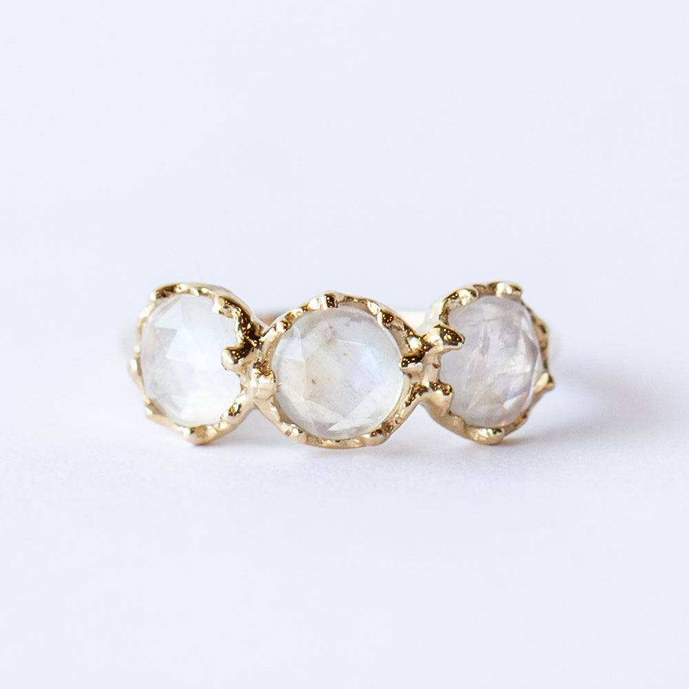 Haku Lei Moonstone Ring