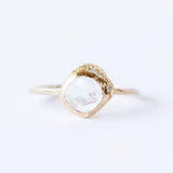 Mini Cove Moonstone Ring