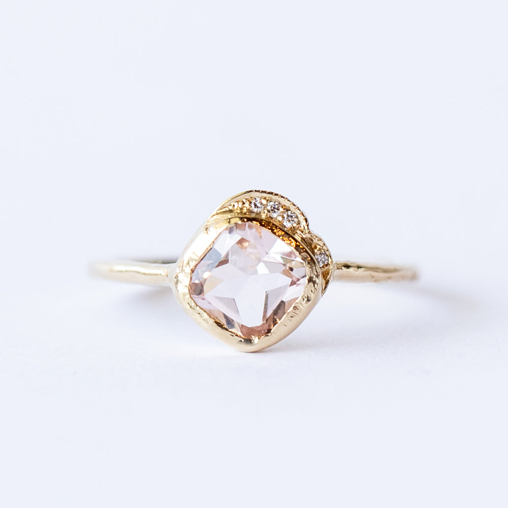 Mini Cove Morganite Ring