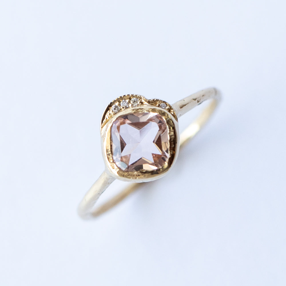 Mini Cove Morganite Ring