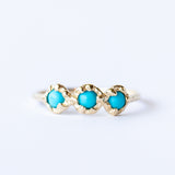 Mini Haku Lei Turquoise Ring
