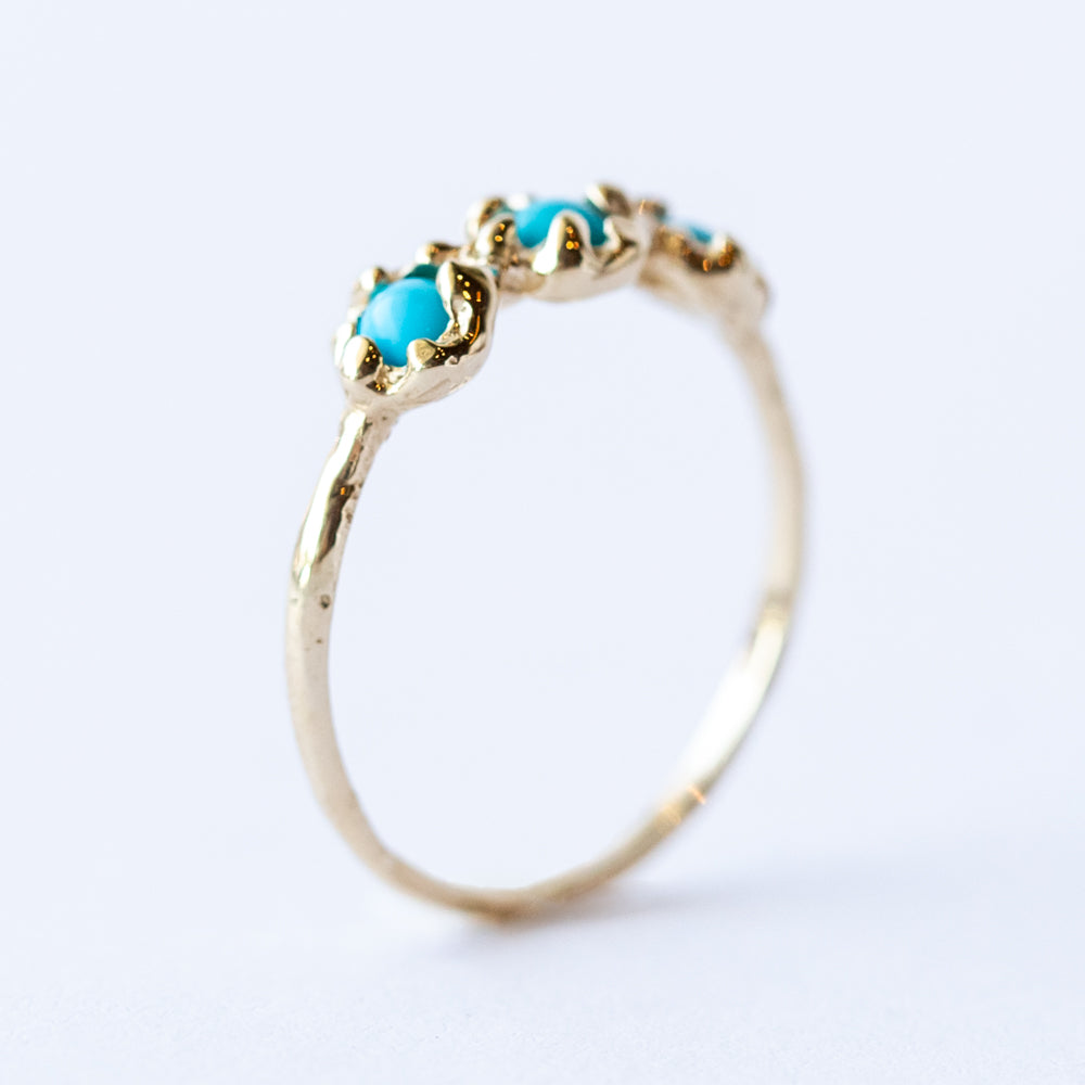 Mini Haku Lei Turquoise Ring