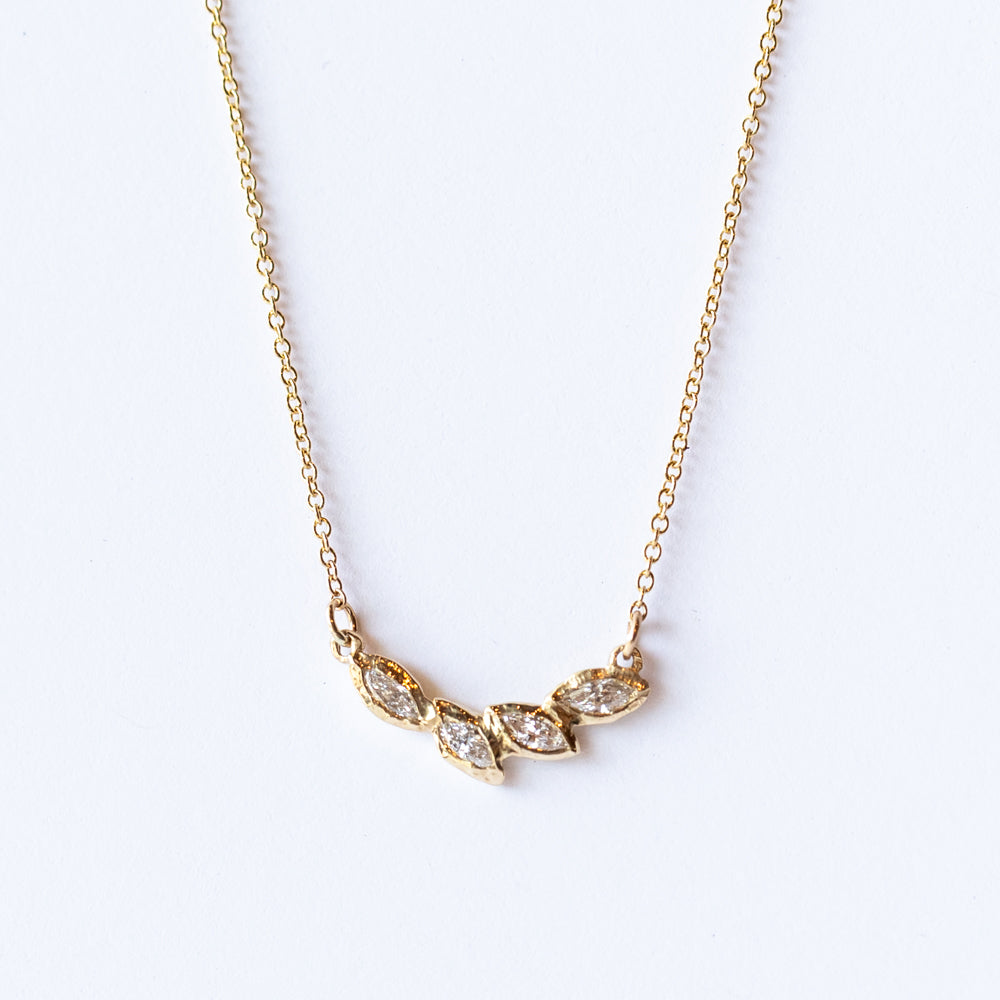 Petal Diamond Necklace