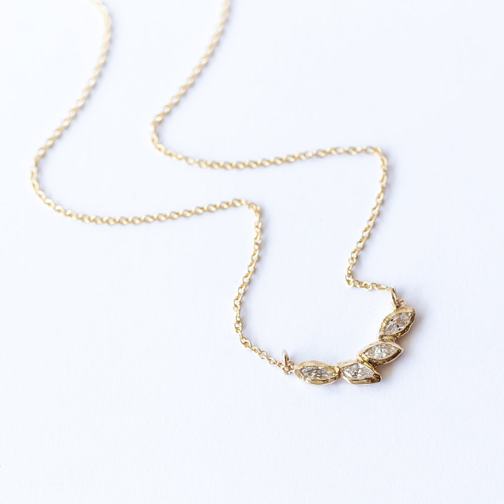 Petal Diamond Necklace