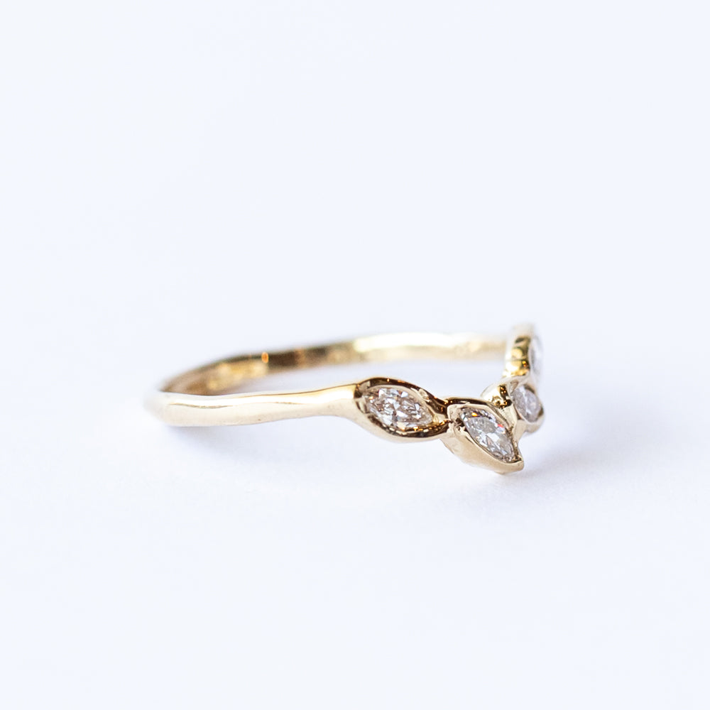 Petal Diamond Ring